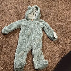 Carters brand new shearling zip up winter outfit 9 months